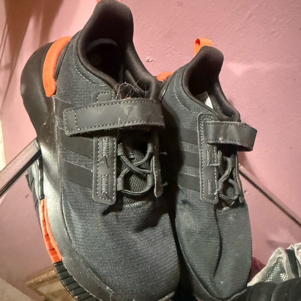 adidas Kids Sneakers in Black and Orange